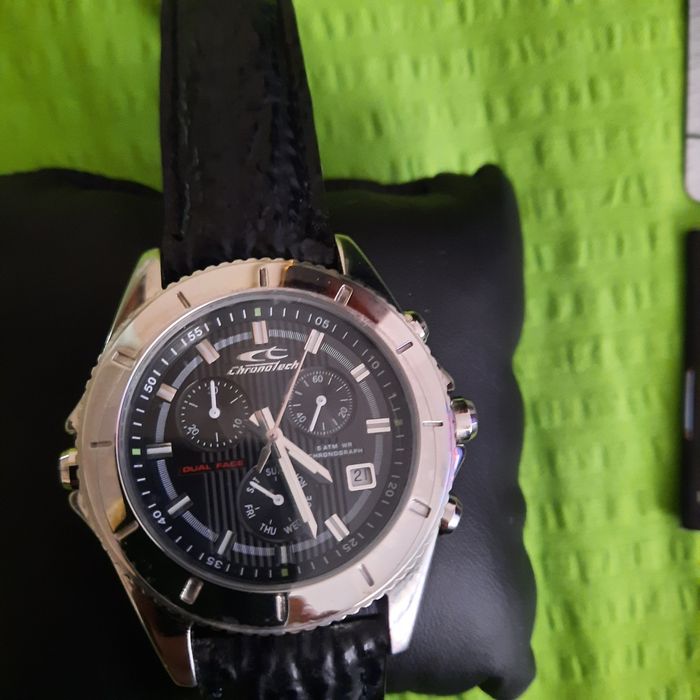 Relogio"Chronotech"¤41mm,a novo! Tela dupla