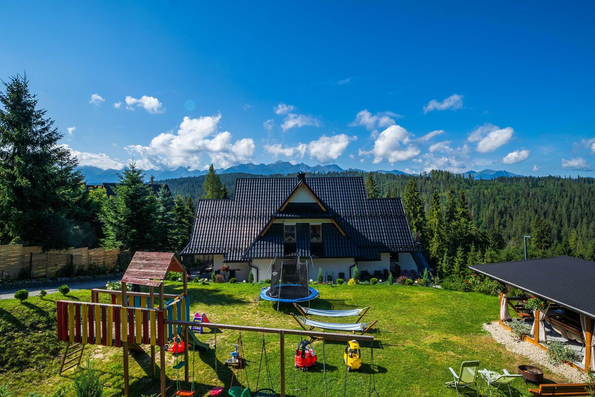 Domki-Apartamenty 4 min na Termy, widoki na Tatry, sauna i ruska bania
