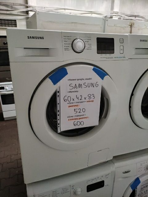 Pralka Samsung ecobubble 6kg gwarancja transport