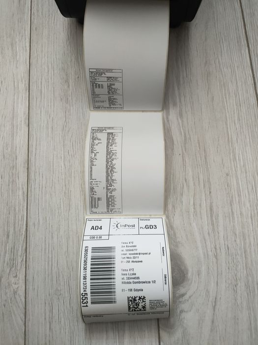 Drukarka etykiet kurierskich zebra zd420