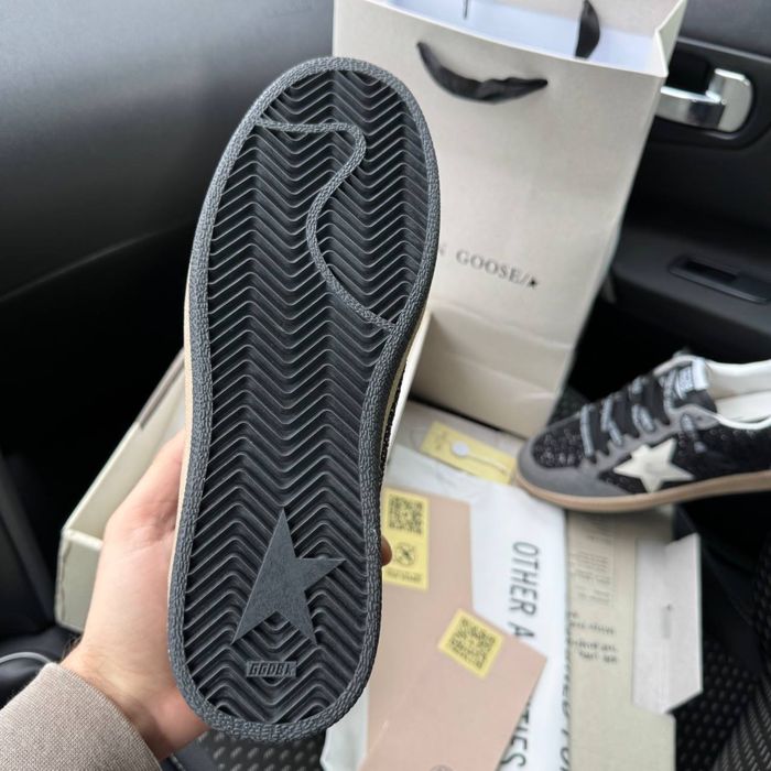 Жіночі кеди кросівки голден гуси Golden Goose black grey premium