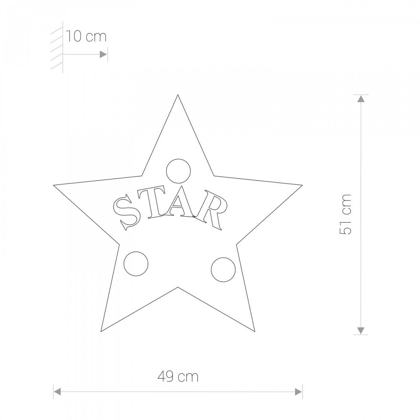 Lampa sufitowa TOY-STAR M Nowodvorski Lighting żyrandol dziecięcy