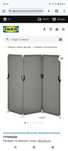 Parawan Ikea Ytterskar Nowy