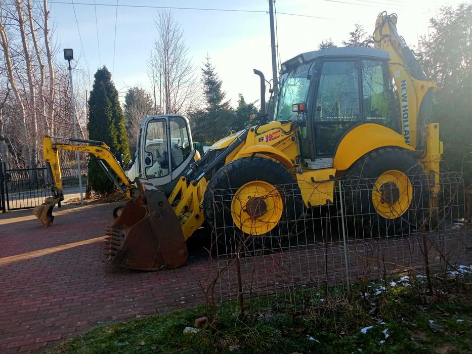 Usługi koparką, minikoparką