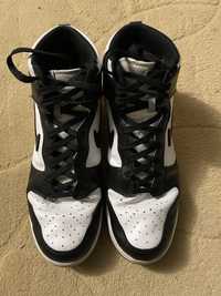 Nike dunk high biało czarne 47rozmiar
