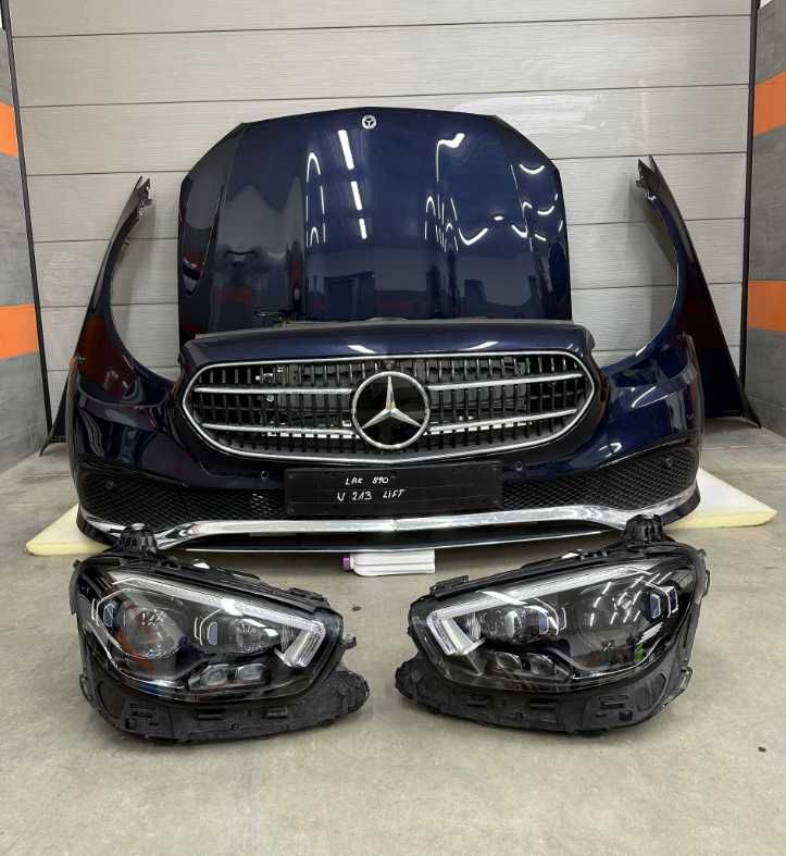 Бампер капот крыло фары комплект Mercedes E-Class W213 USA EU разборка