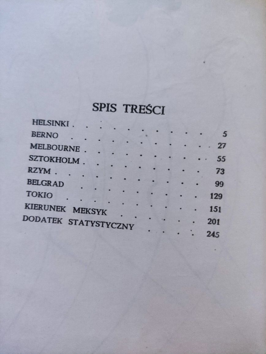 Książka 4x100 dla Polski 1967r. Lekkoatletyka