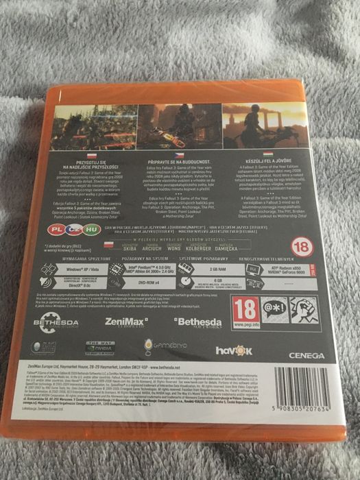 Fallout 3 III PL nowy folia