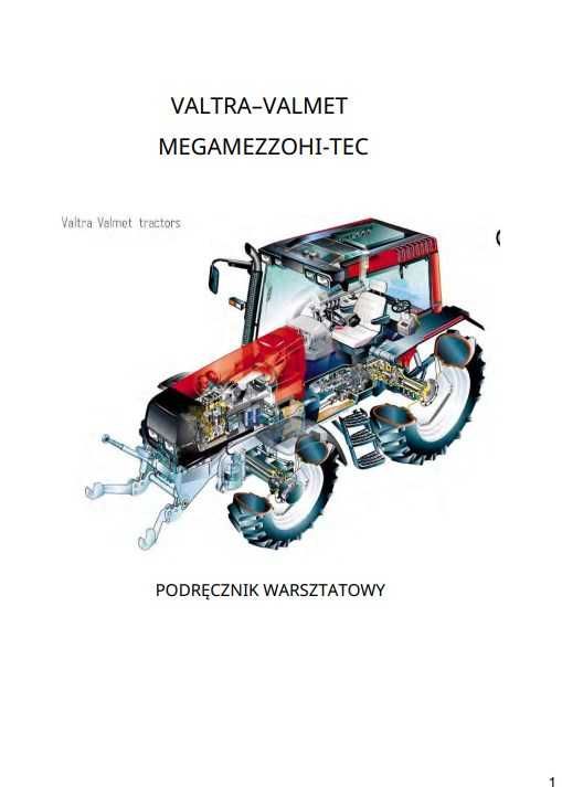 Instrukcja Napraw Valtra 6000, 6100, 6200, 6250, 6300, 6350 PL