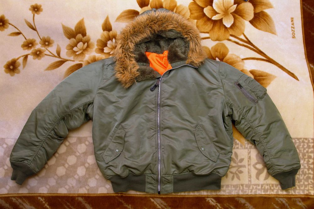 Куртка бомбер парка Alpha MA-1 Flight Arctic Bomber Jacket. Размер XXL