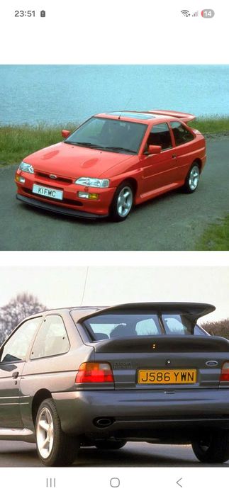 Ford escort mk5 3 portas
