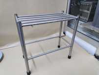 Trempe Cavalete em Inox para talho, supermercado,etc