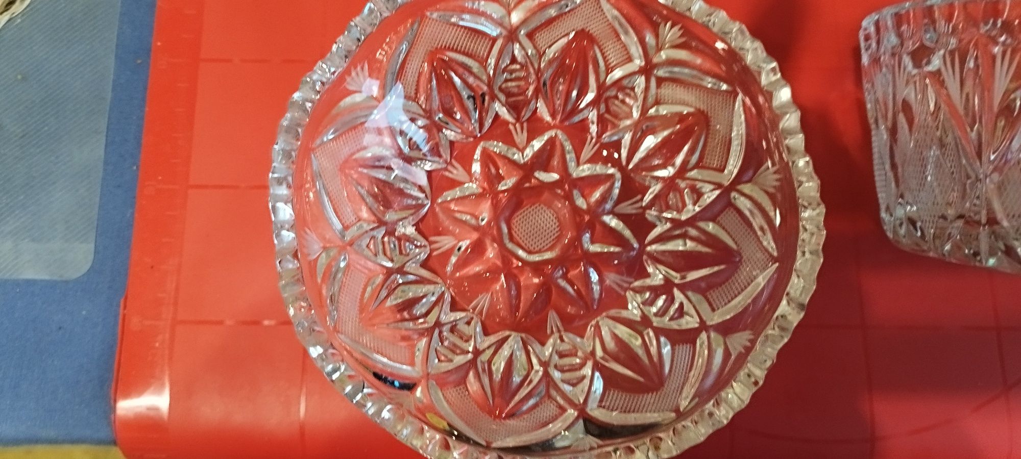 Вазы фруктовницы/ конфетница марганцевые стекло  Богемия