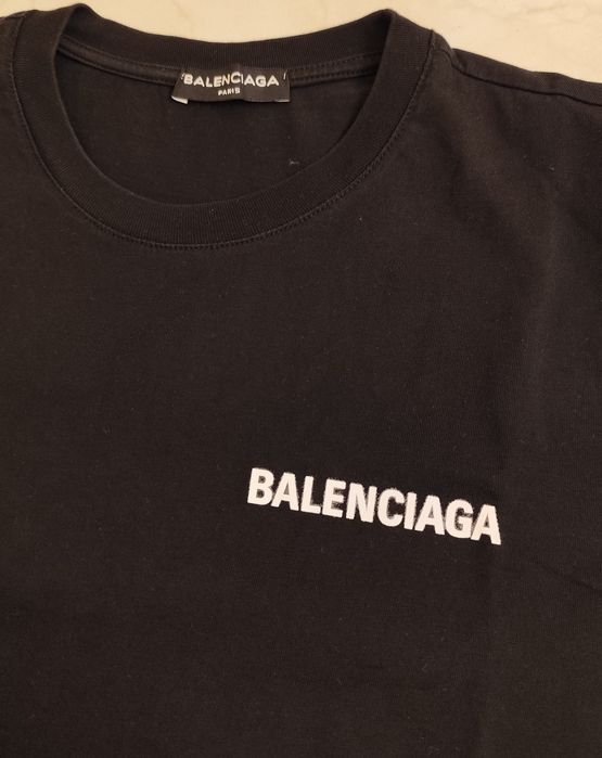 T-shirt Balenciaga - Tamanho M em preto