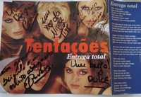 CD Single das Tentações - "Entrega Total" com assinaturas das artistas