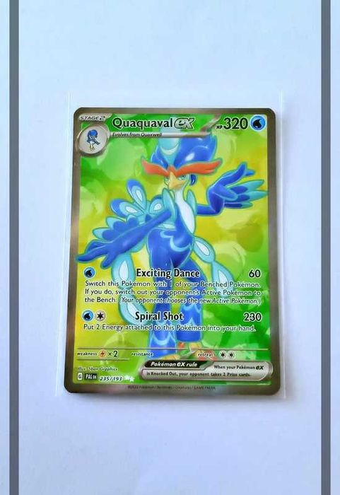 Quaquaval ex 235/193 PAL Pokemon ENG-NM