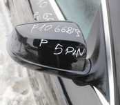 LUSTERKO PRAWE BMW F10 F11 668 SCHWARZ II 5 PIN