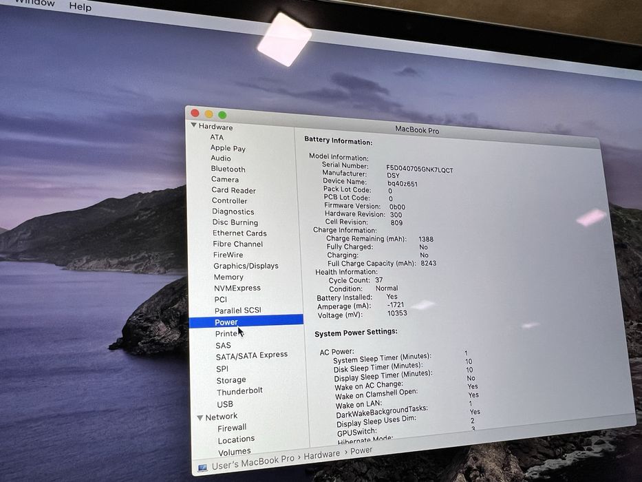 Macbook Pro 2019 16’ i9 32/1TB 8GB GPU