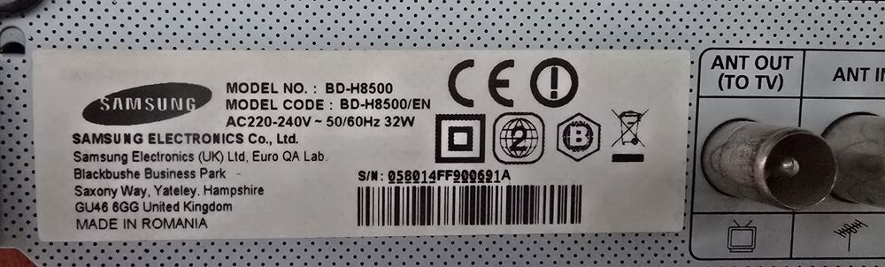 Blu-ray Samsung 3D BD-H8500