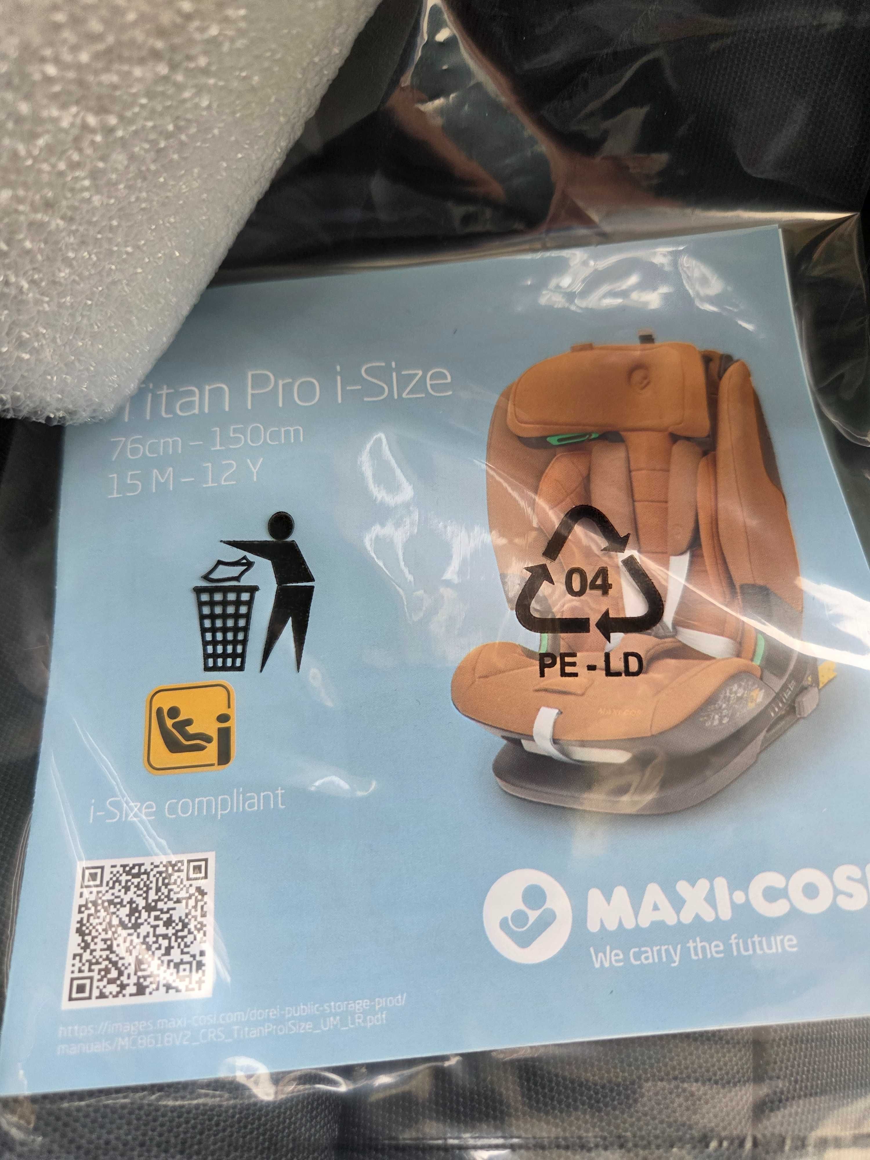fotelik samochodowy Maxi Cosi Titan Pro 2 I-size , 9-36 kg . Gwarancja