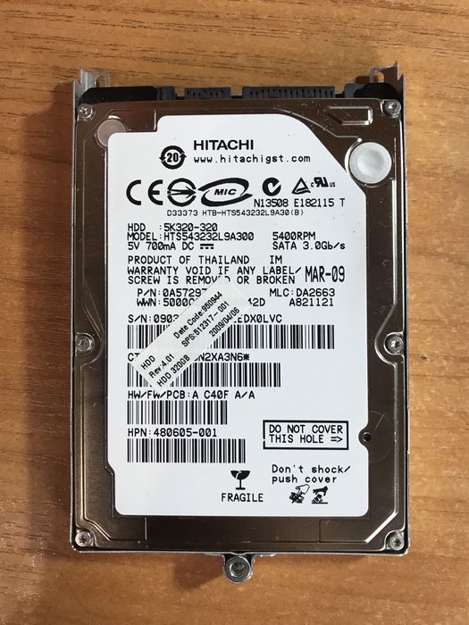 Жесткий диск на 320 GB