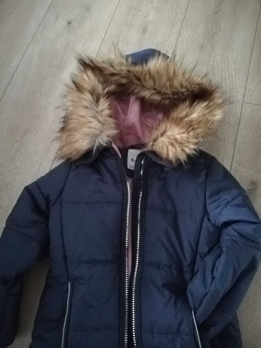 Kurtka dla dziewczynki rozmiar 110/116,granatowa, 5 10 15