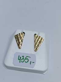 Złoty kolczyki na sztyft złoto 585