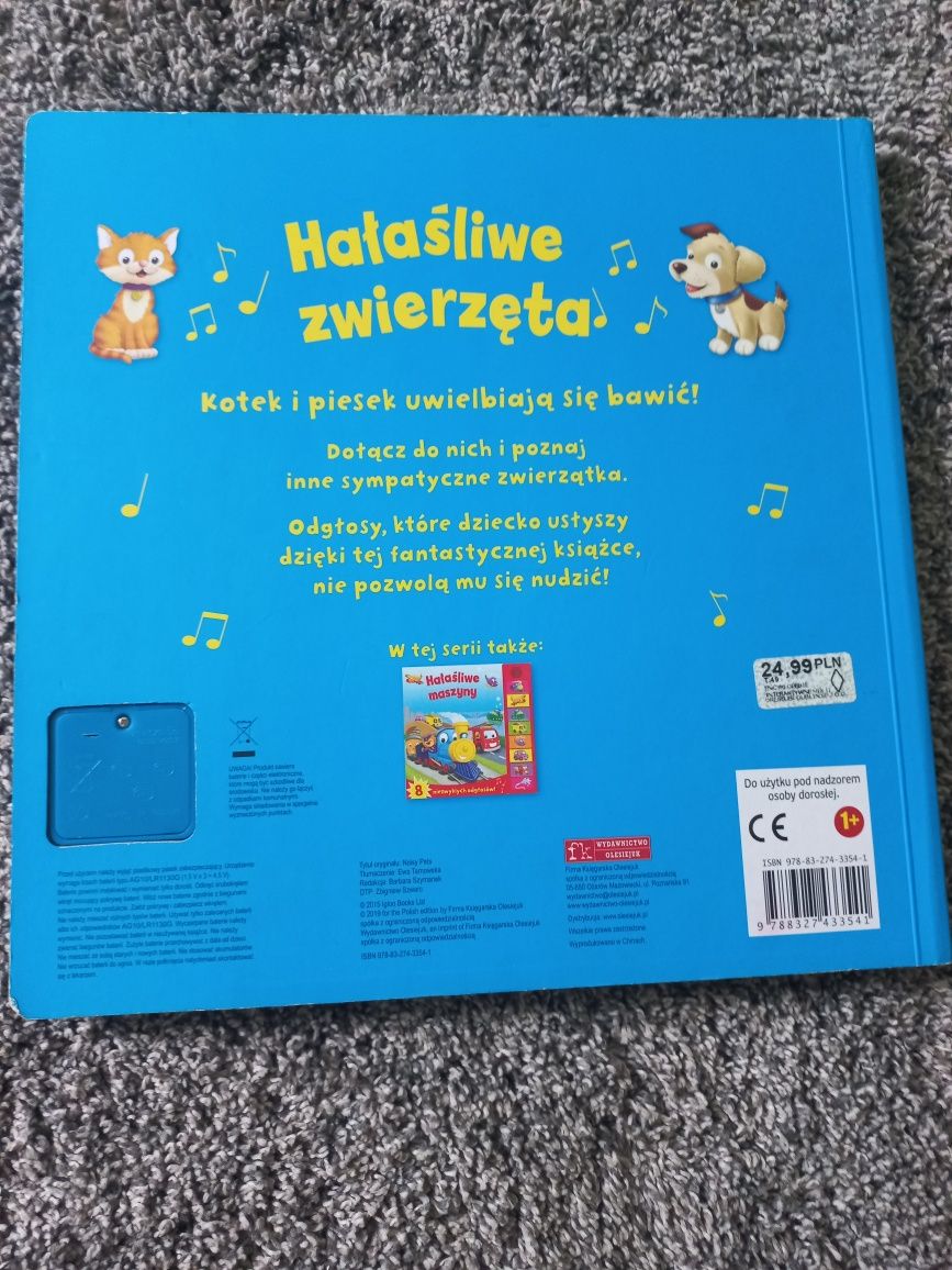 Książka Hałaśliwe zwierzęta z odgłosami
