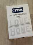 Jysk drewniane literki home