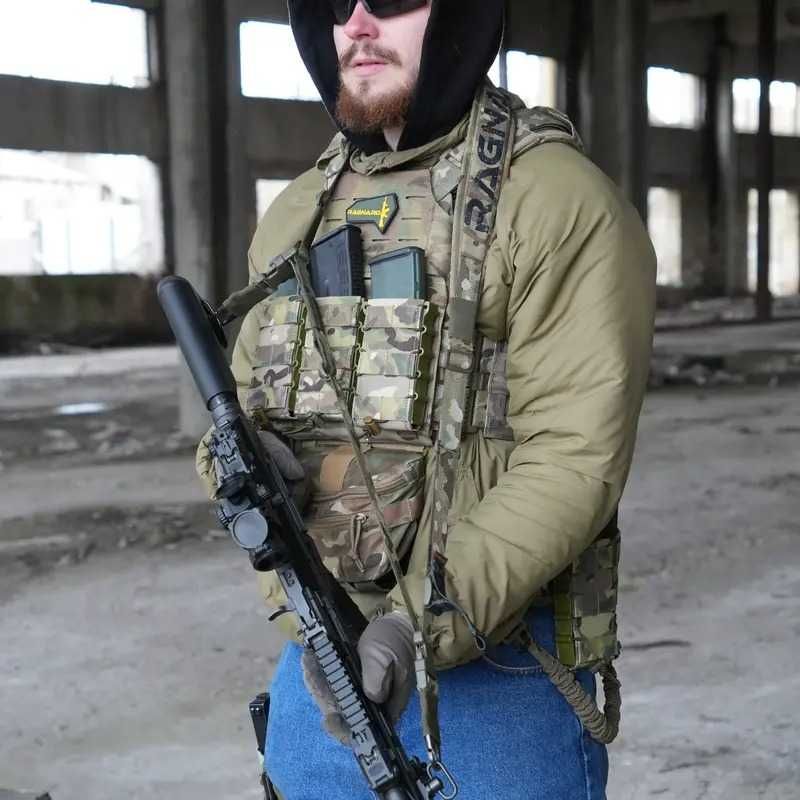 Ремінь збройовий триточковий RAGNAROK KRAKEN carbine Мультикам