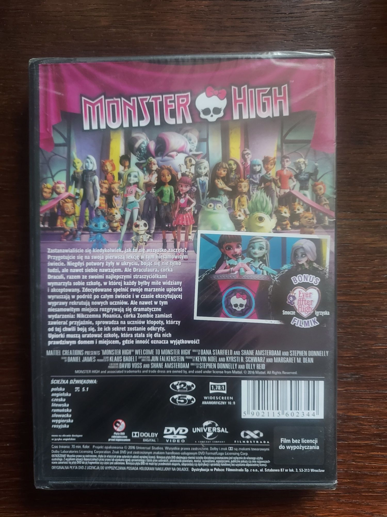 "Witamy w Monster High. Początek historii " animowany