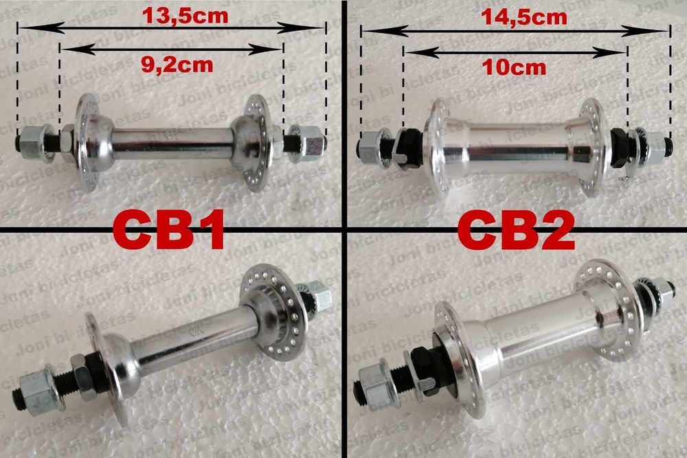Cubos de roda de bicicleta