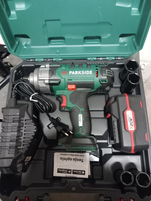 Akumulatorowy klucz udarowy Parkside