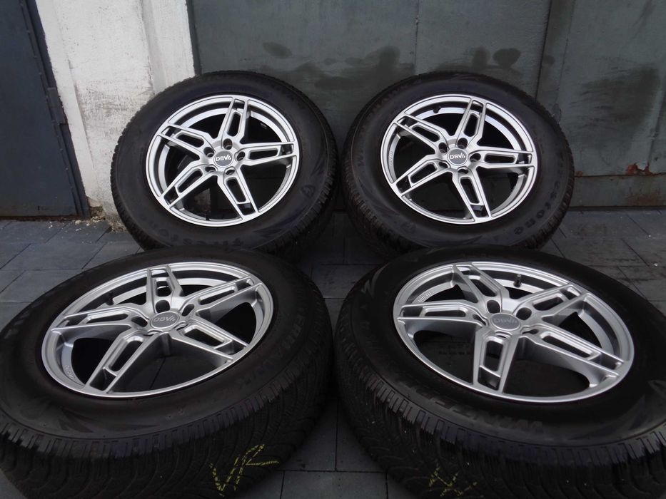 Alufelgi 17 cali 5x108 Ford, Volvo, Citroen, Opel, opony zimowe 6,8mm