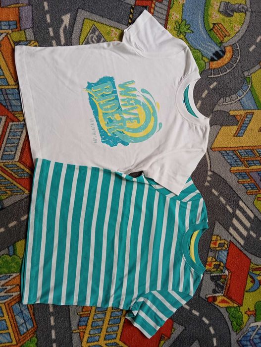 2x Nowe Bluzki Koszulki Chłopięce rozmiar 104 Całość 19zł