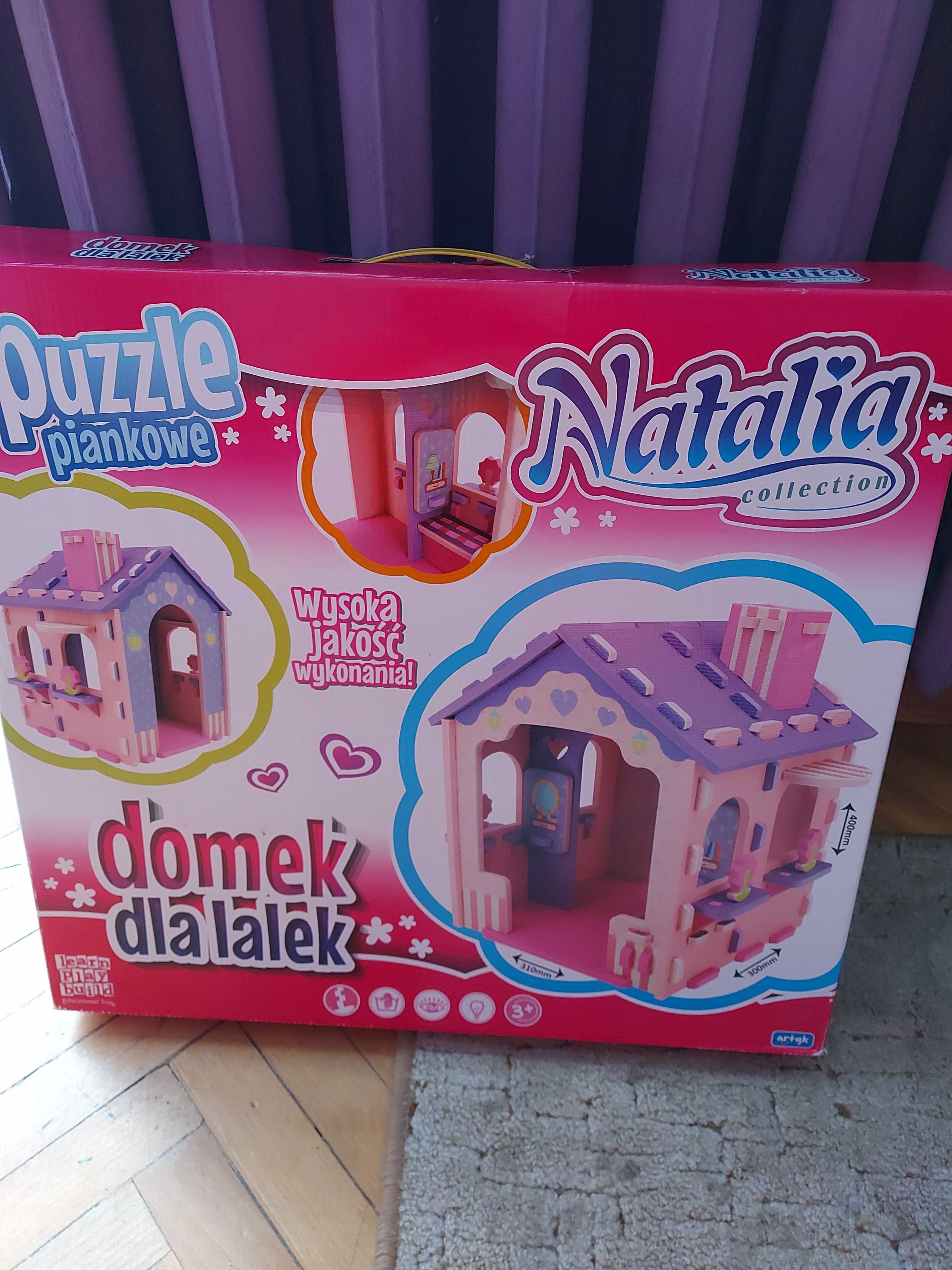 Domek dla lalek puzzle piankowe Natalia