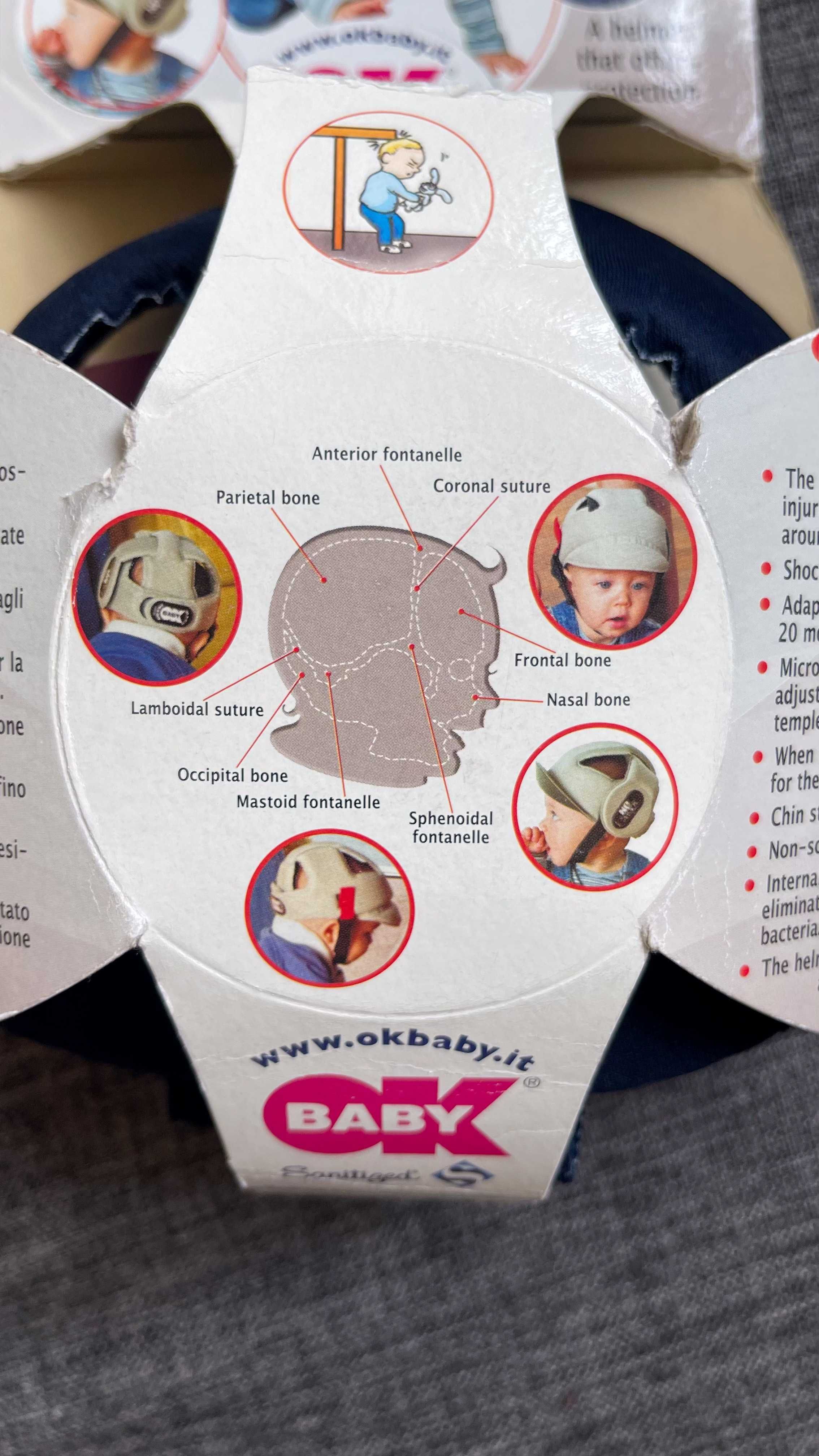 OkBaby No Shock Baby Helmet kask dla dzieci