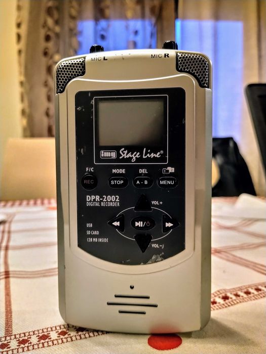 Gravador de som  Monacor DPR -2002