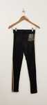 Spodnie welurowe Classic Fashion  legginsy z lampasami metka  S/M