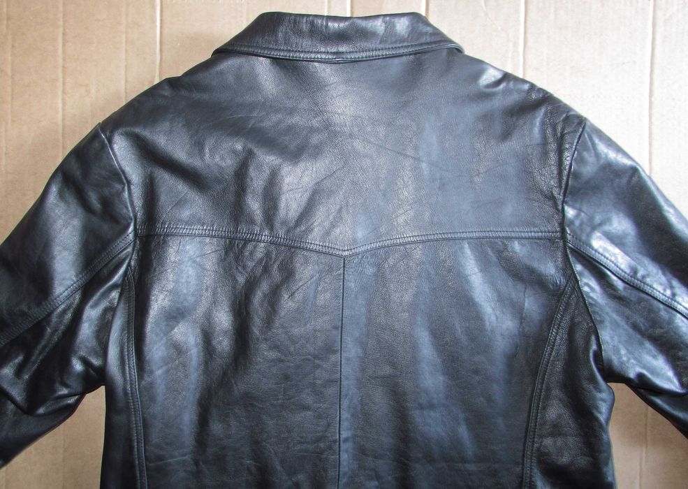 Чоловіча шкіряна куртка бренд : JACK & JONES