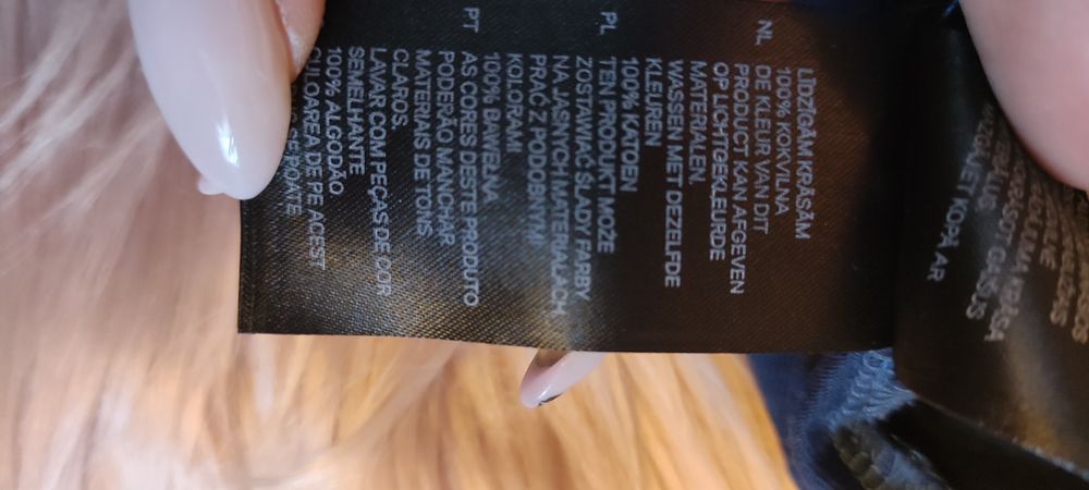 Czarna sukienka H&M – rozmiar S 100%bawełna mini