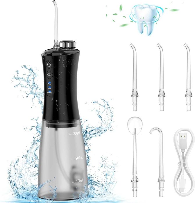 Przenośny irygator dentystyczny, 12 poziomów ciśnienia, 350 ml