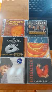 CDs variados de música diversa