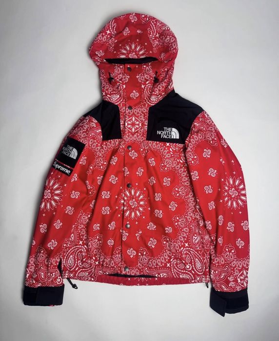 The north face Supreme bandana курточка