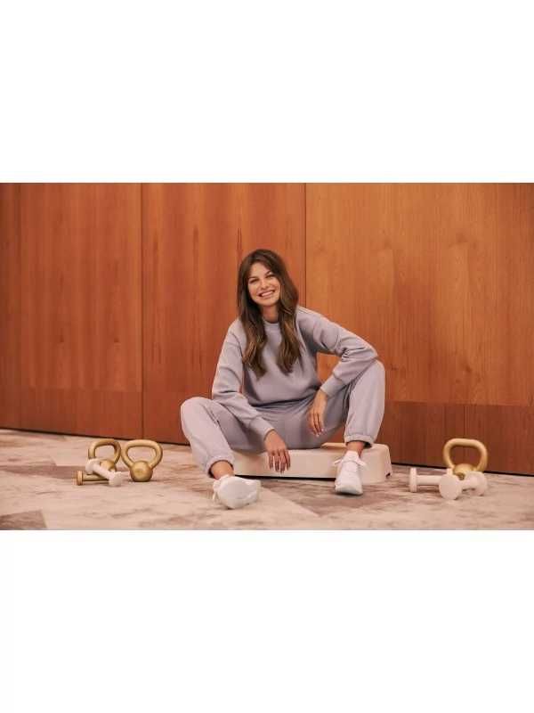 4F Nowa bluza L/40 A. Lewandowska bluzka koszulka lilowa