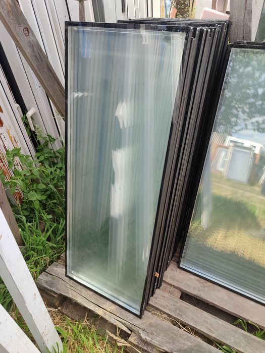 Szyby zespolone z okien pcv 43 x 111 duża ilość