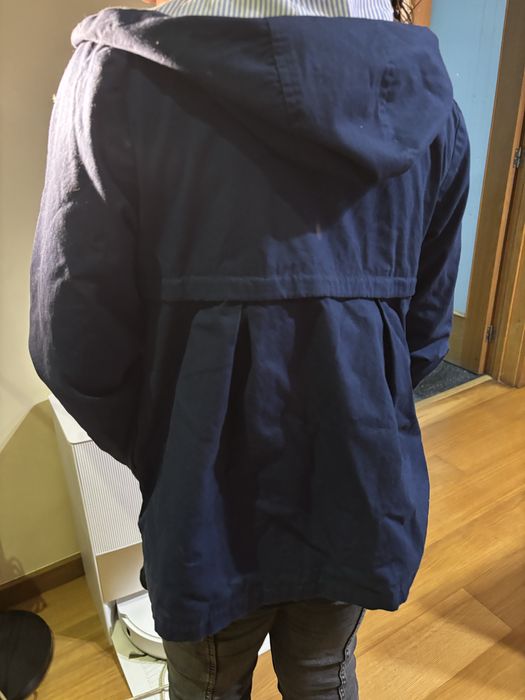 Parka azul marinho