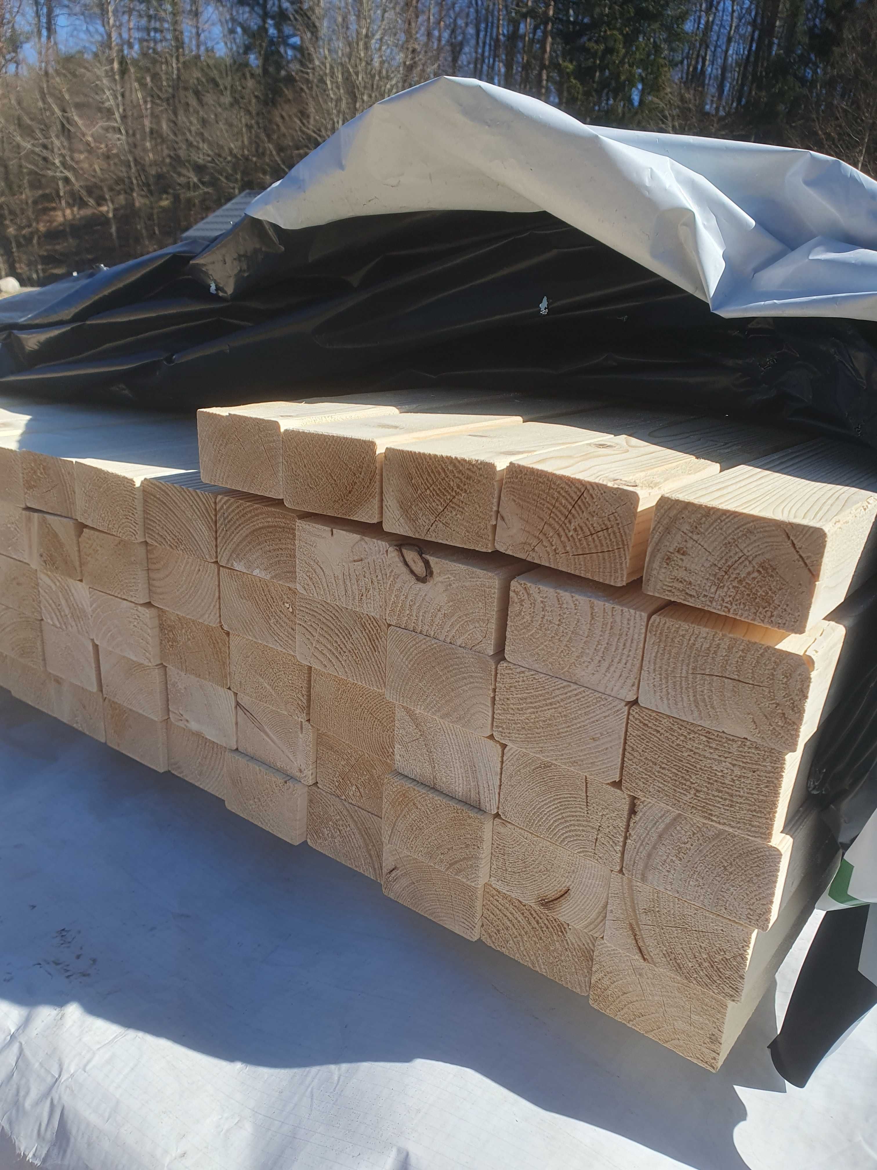 Drewno konstrukcyjne suche strugane 45x70  c24