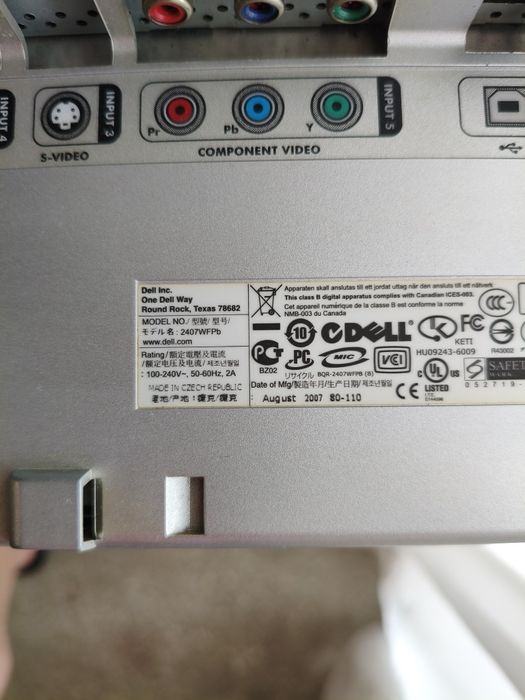 Monitor Dell 2407WFPb