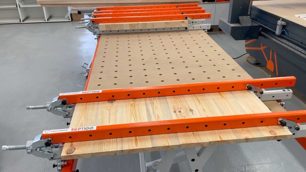 Prasa stolarska ściski stolarskie ściski kompensacyjne SKP1100 L2500